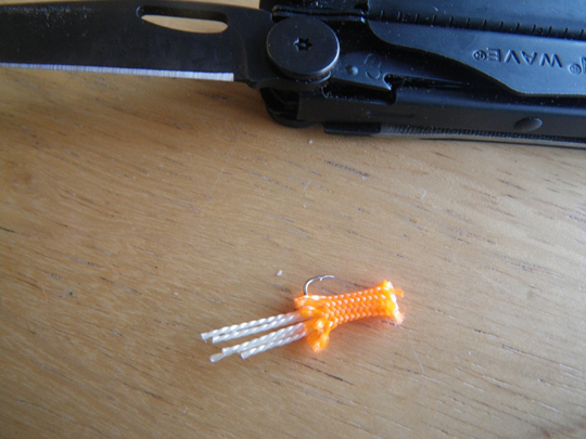 Fishing lure paracord