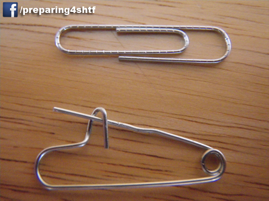 How to Make a Paperclip Safety Pin 