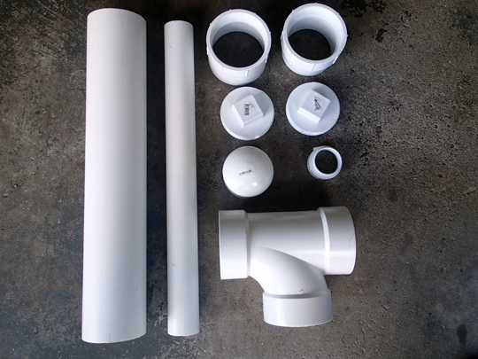 PVC Chicken Feeder Parts