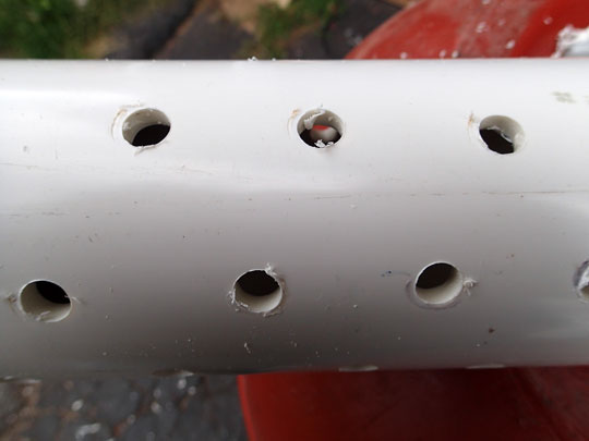 PVC pipe vent tube