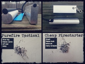 Purefire tactical fire starter comparison