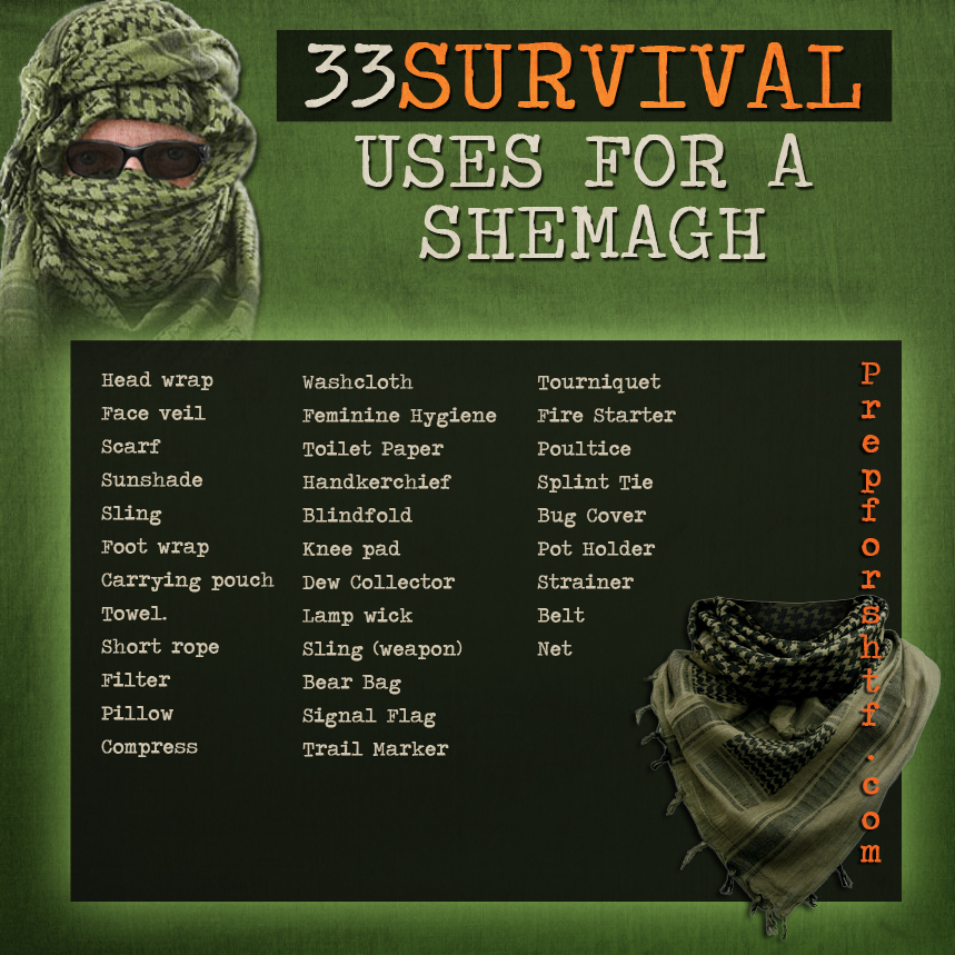 Shemagh Survival Uses