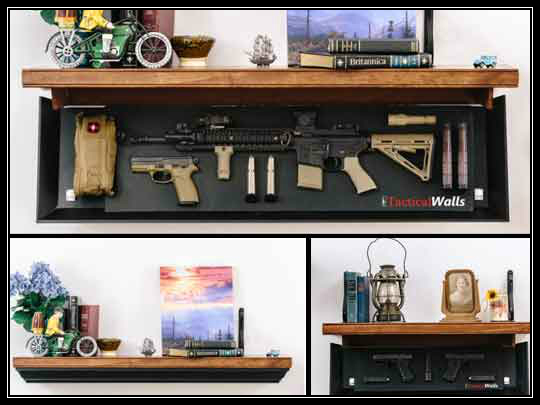 Tactical Walls 1242 RLS Hidden Gun Shelf - Preparing for shtf