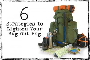 Bug out bag weight