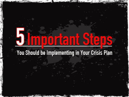5 Step Crisis Plan
