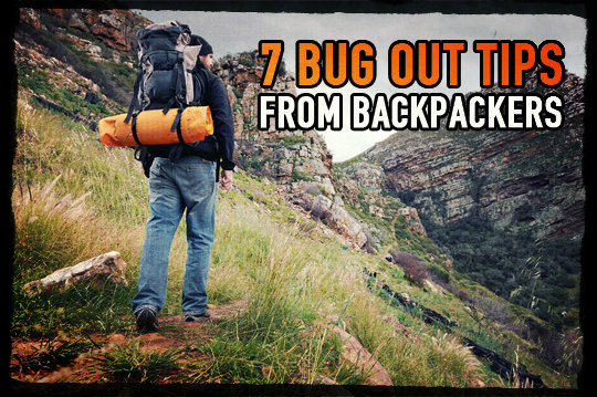 Bug Out tips Backpackers