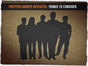 Prepper Group Considerations