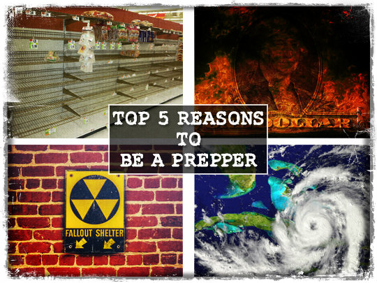 Reasons to be a prepper