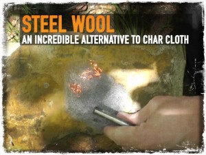 Steel Wool Fire Starter