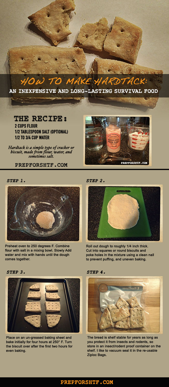 How to Make Hardtack Recipe