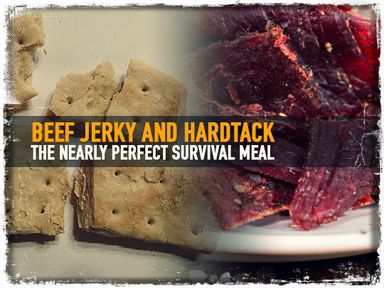 Hardtack and Beef Jerky survival prepperuniverse