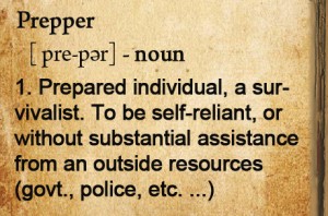 Prepper Definition