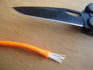Paracord Lure step 2