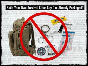pre-packaged survival kit
