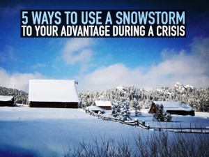 Snowstorm Advantages During a Crisis