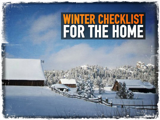 Winter Checklist for the Home