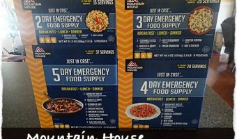 Mountain House Emergency Food Supply Kits
